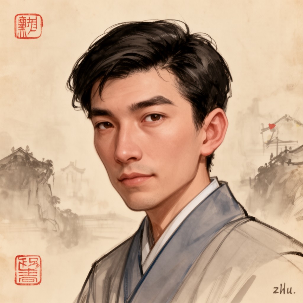 AI-generated illustration of Zhu