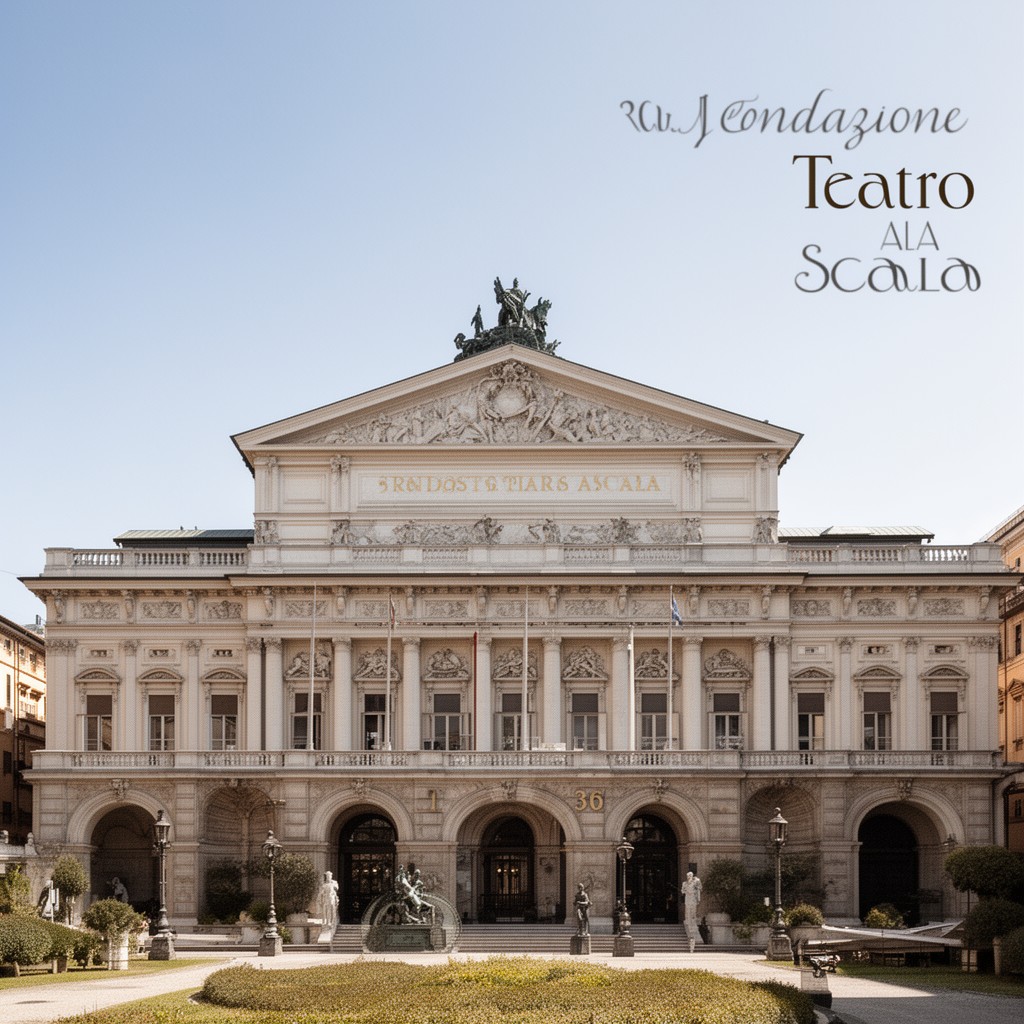 AI-generated illustration of Fondazione Teatro alla Scala