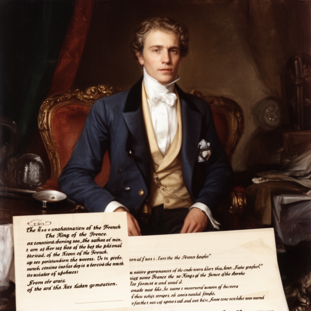 AI-generated illustration of King of the French