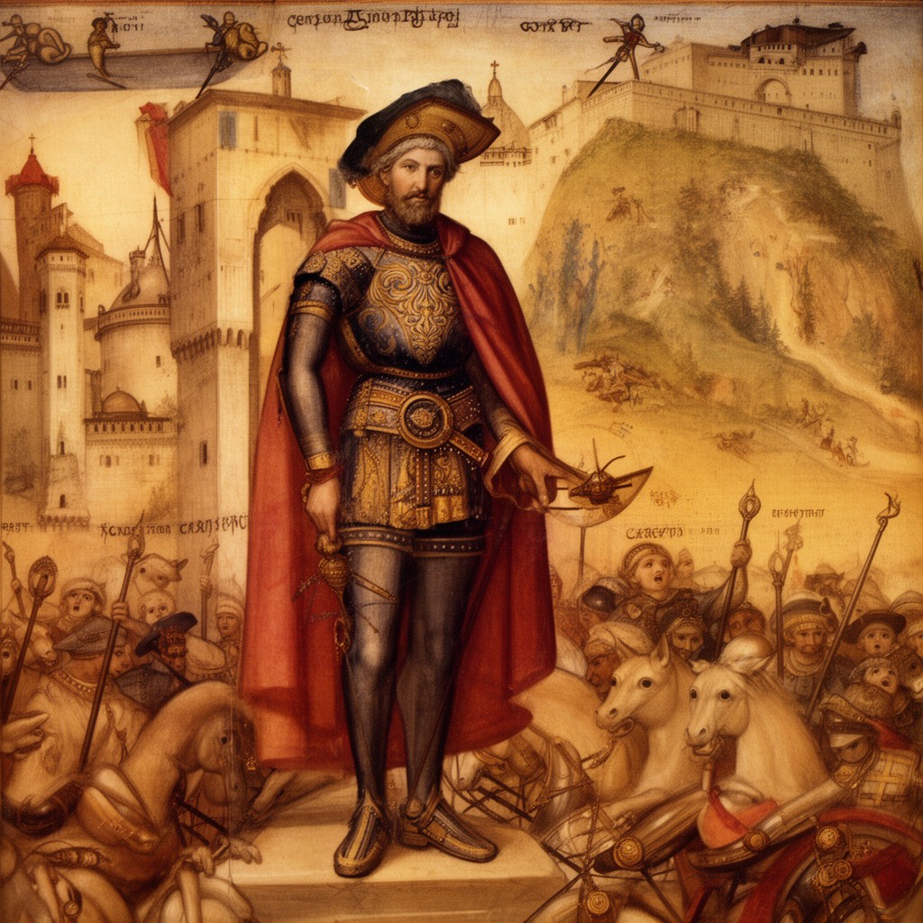 AI-generated illustration of Count of Calabria