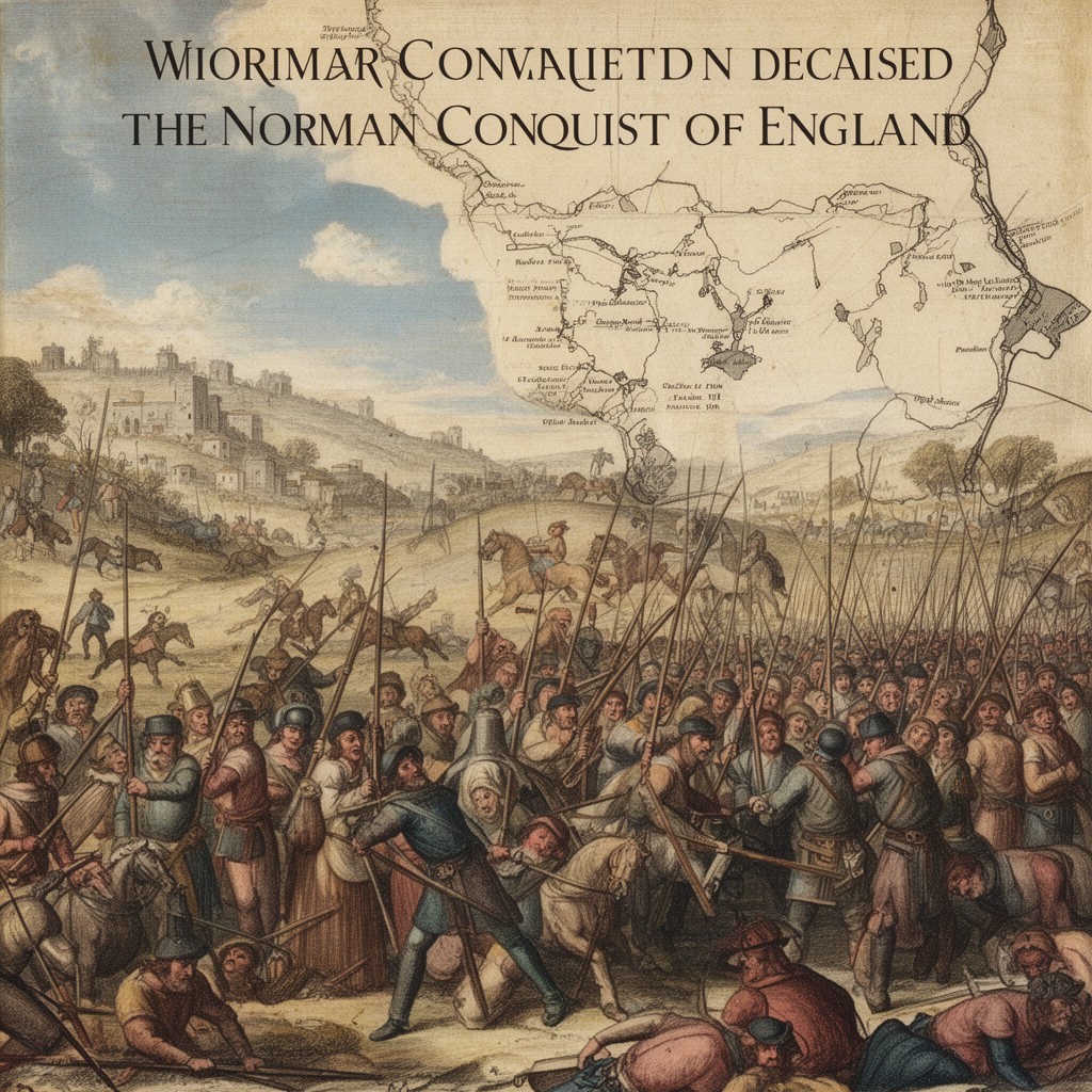 AI-generated illustration of Norman Conquest of England
