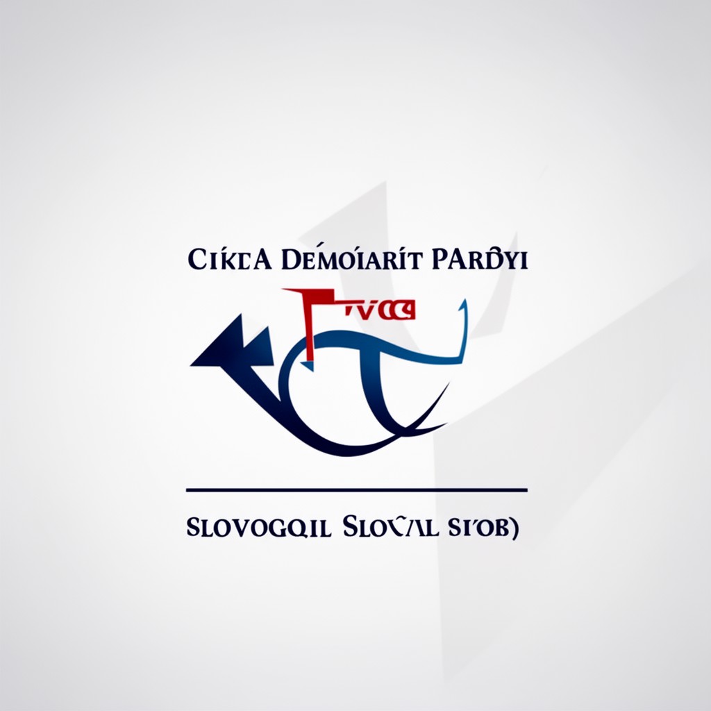 AI-generated illustration of Civic Democratic Party (Slovakia)