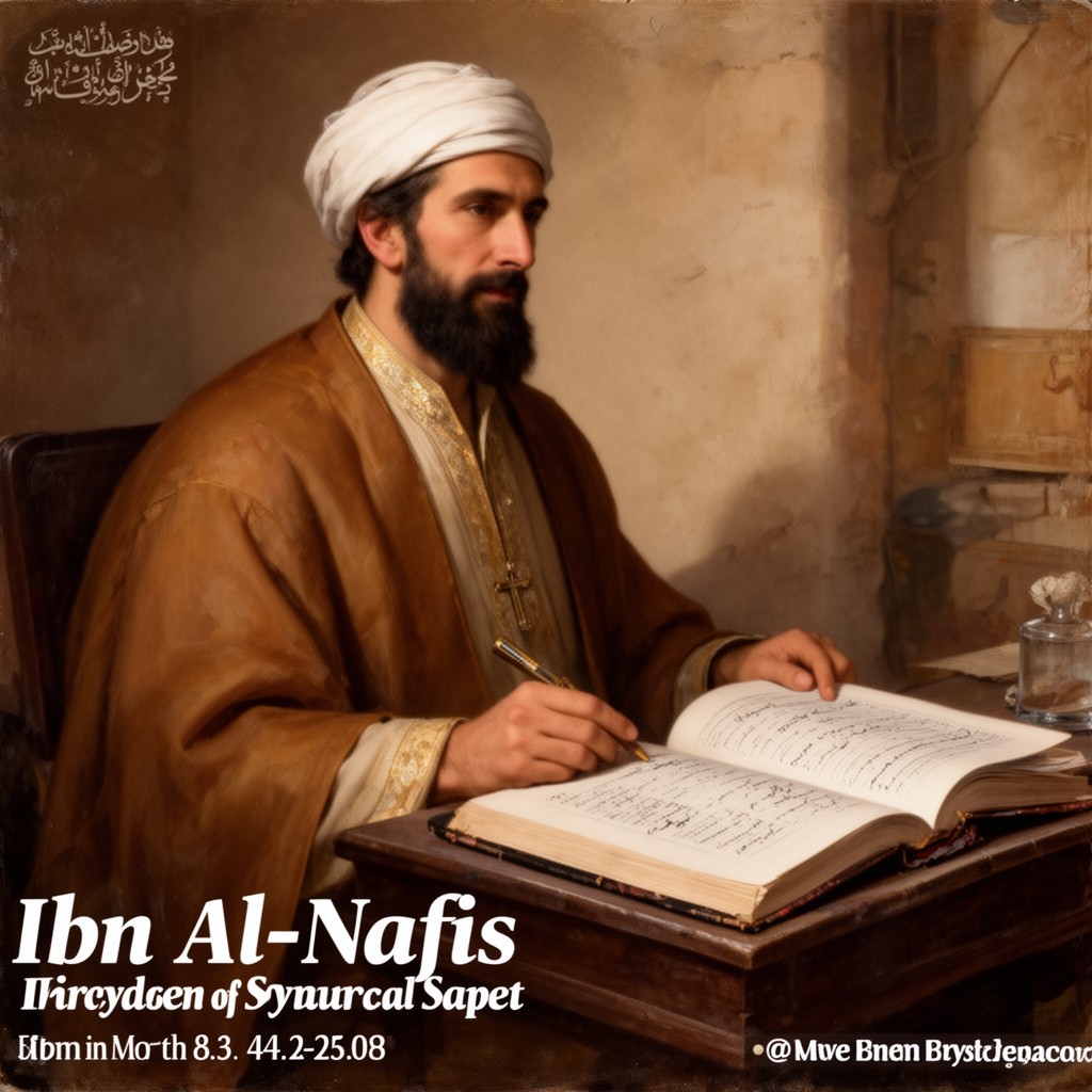 AI-generated illustration of Ibn al-Nafis