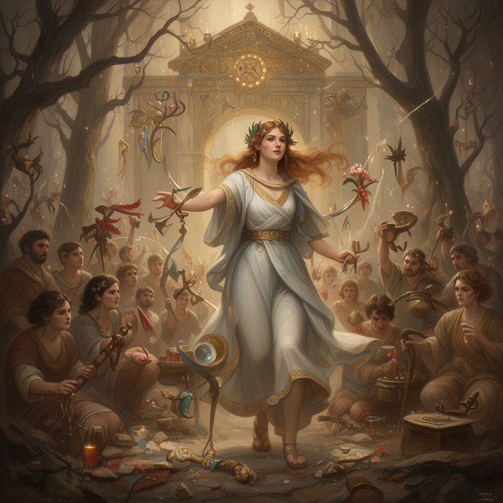 AI-generated illustration of Lenaia