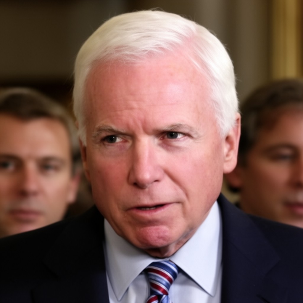 AI-generated illustration of John McCain