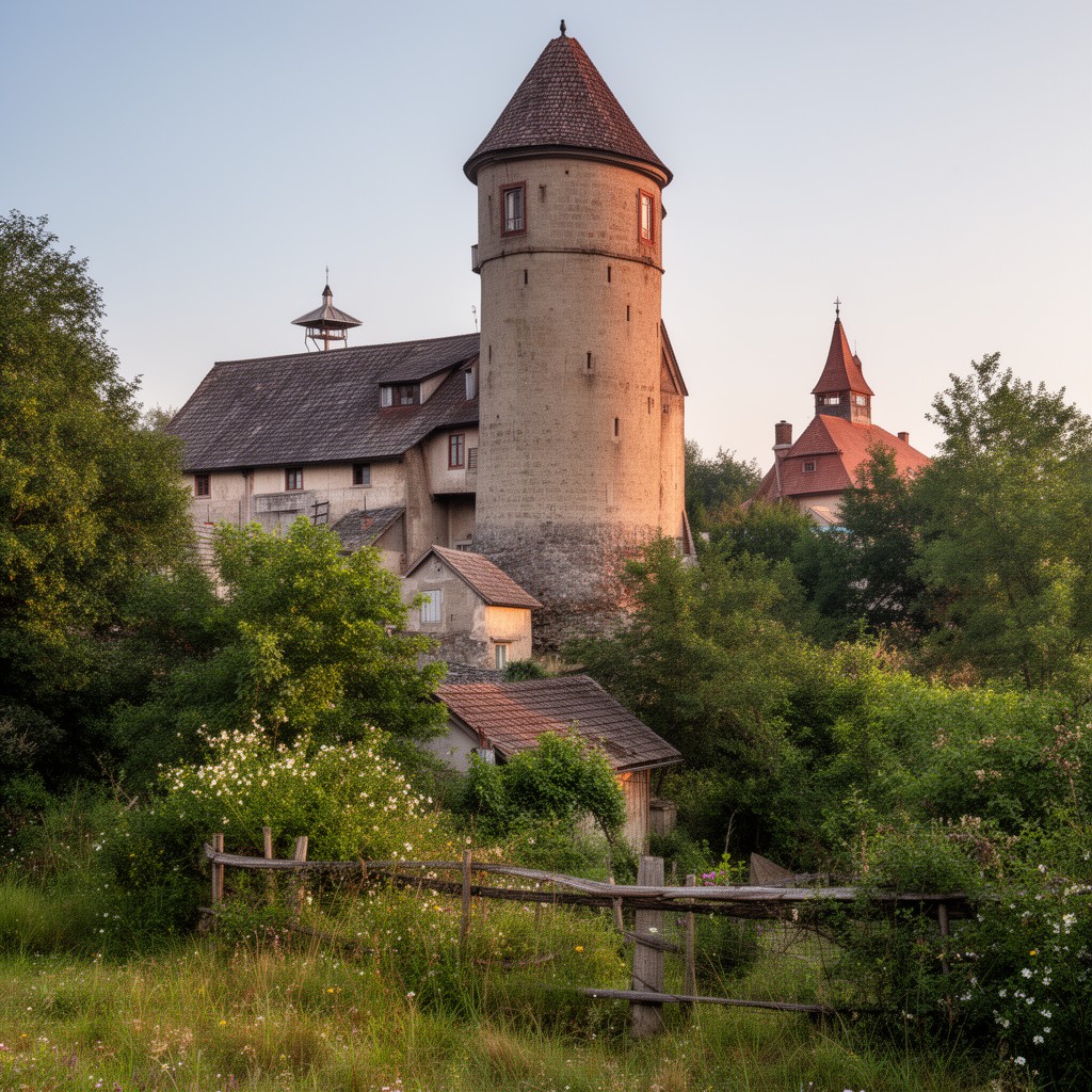 AI-generated illustration of Chirlitz-Turas, Moravia