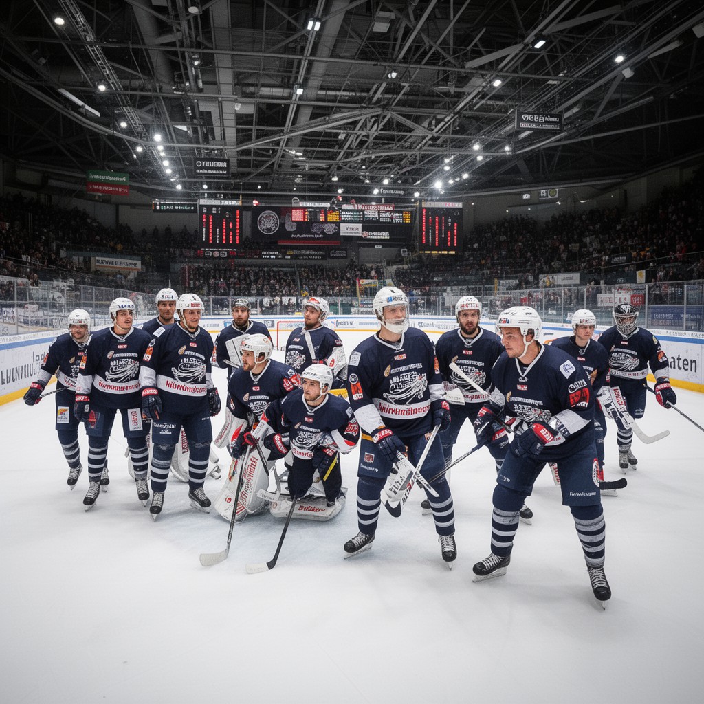 AI-generated illustration of Nürnberg Ice Tigers