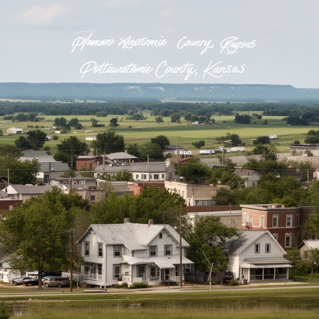 AI-generated illustration of Pottawatomie County, Kansas