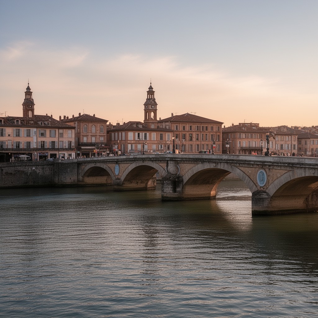 AI-generated illustration of Pont Neuf