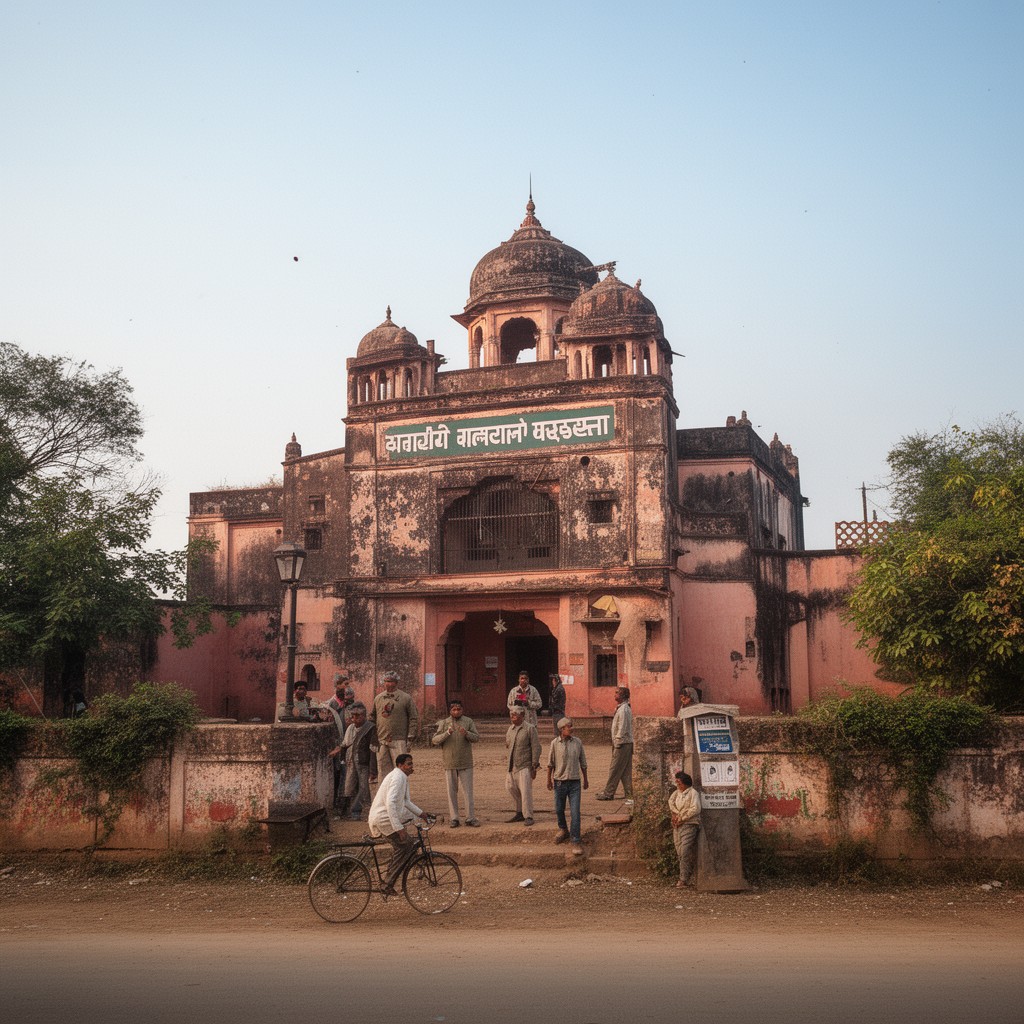 AI-generated illustration of Ballia district