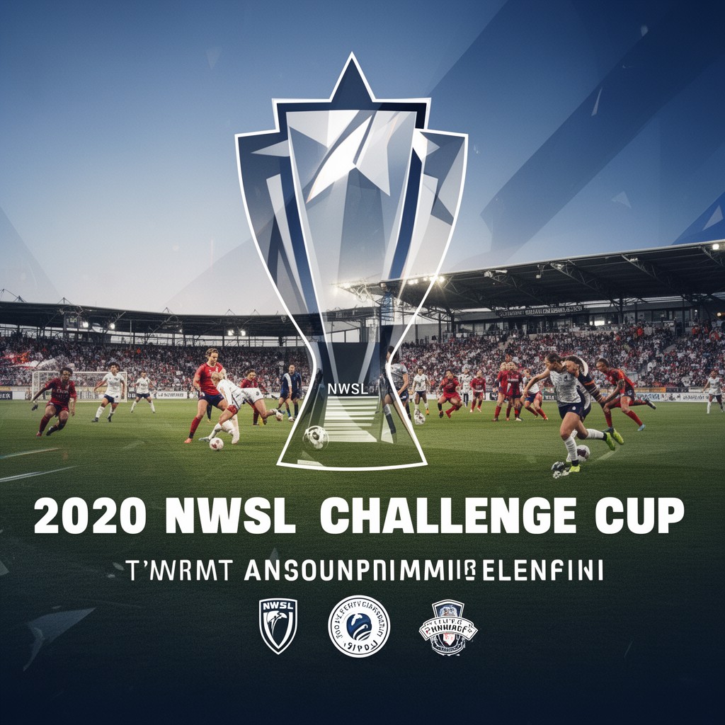 AI-generated illustration of 2020 NWSL Challenge Cup