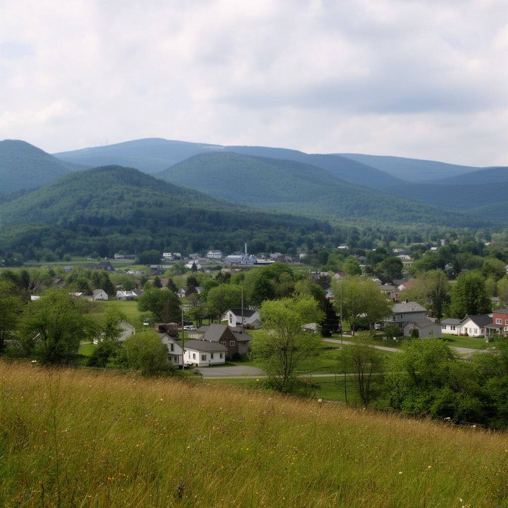 AI-generated illustration of Vermont