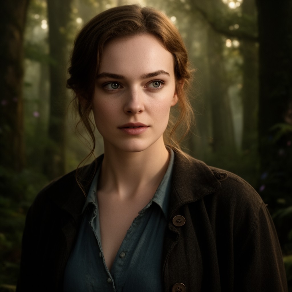 AI-generated illustration of Mia Wasikowska