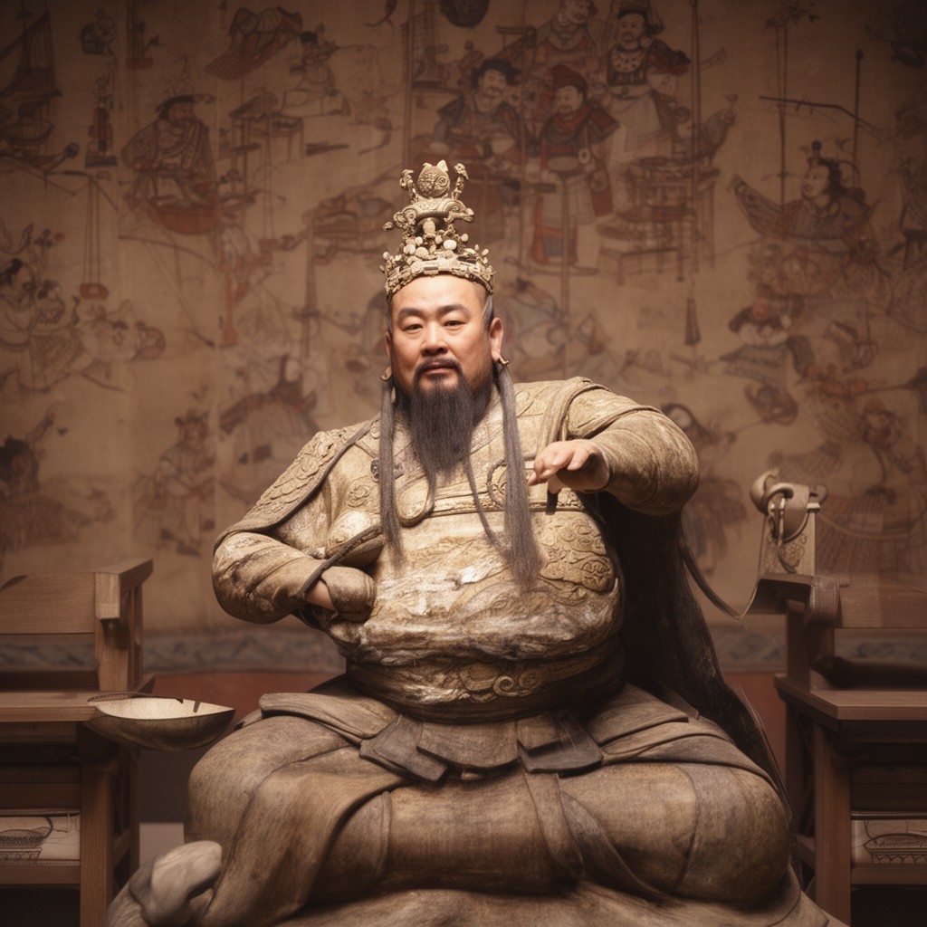 AI-generated illustration of Northern Wei dynasty