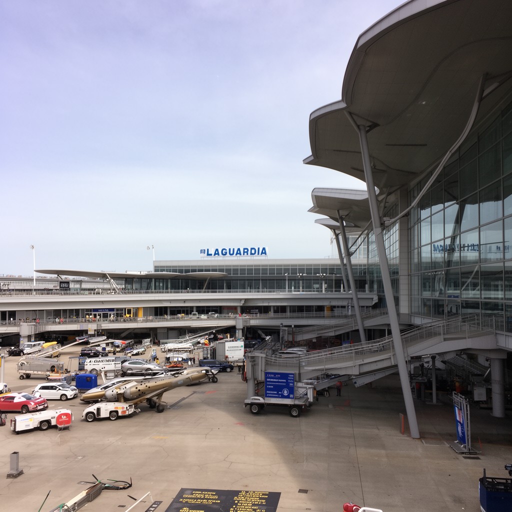 AI-generated illustration of LaGuardia Airport