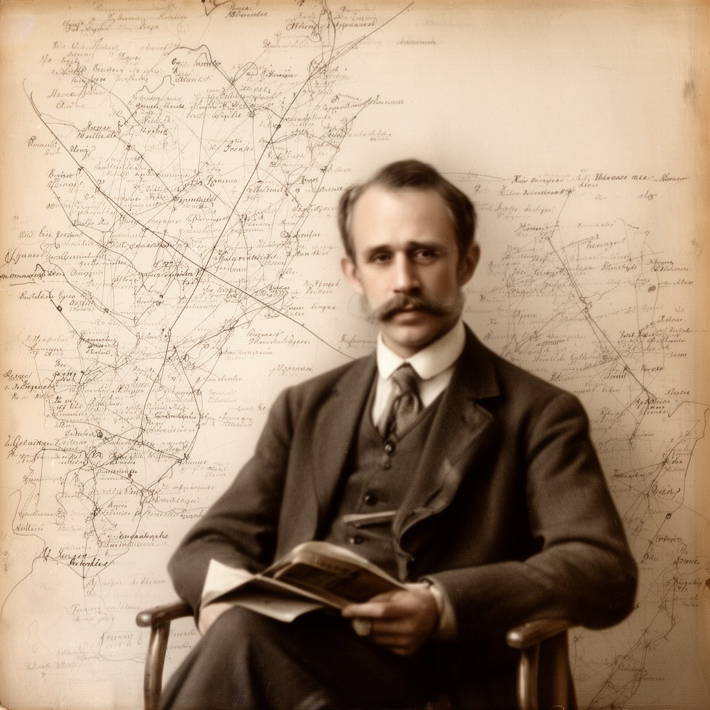 AI-generated illustration of Jules Gilliéron