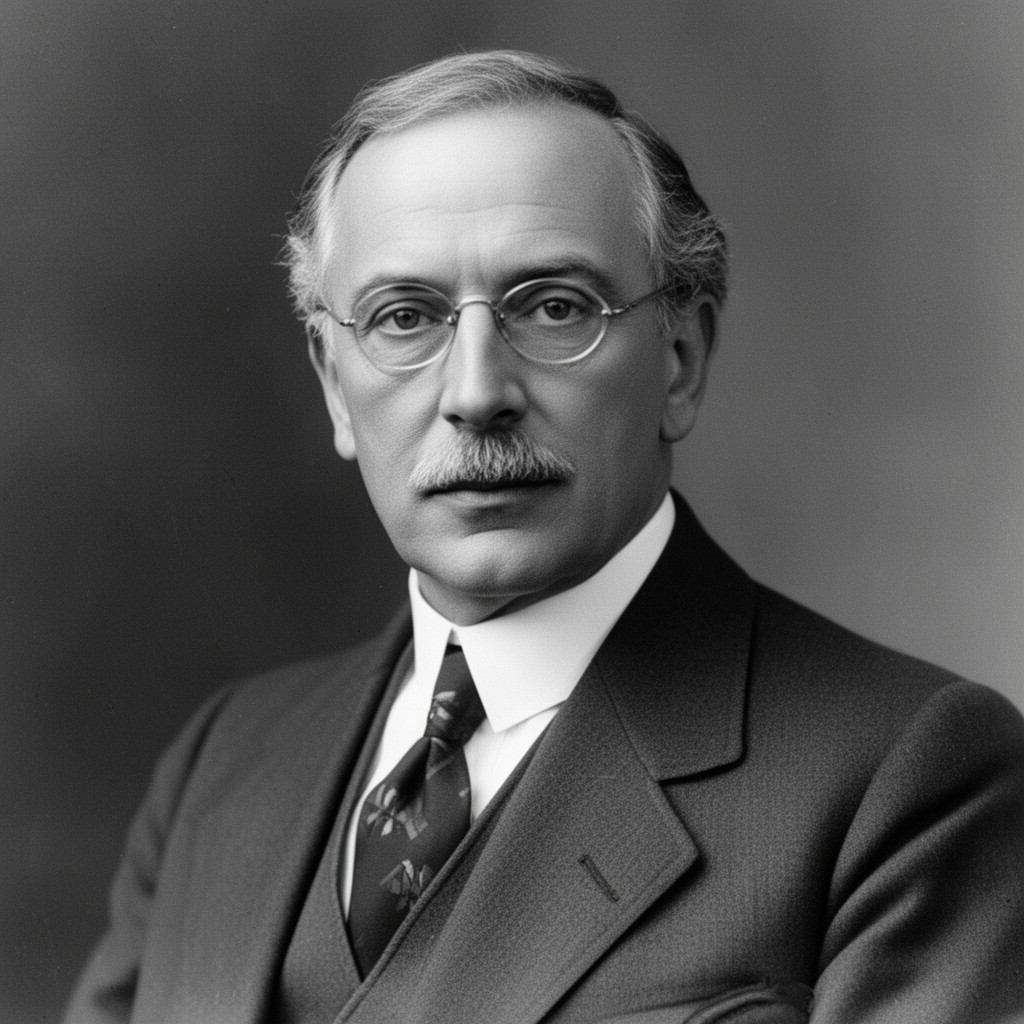 AI-generated illustration of Otto H. Kahn