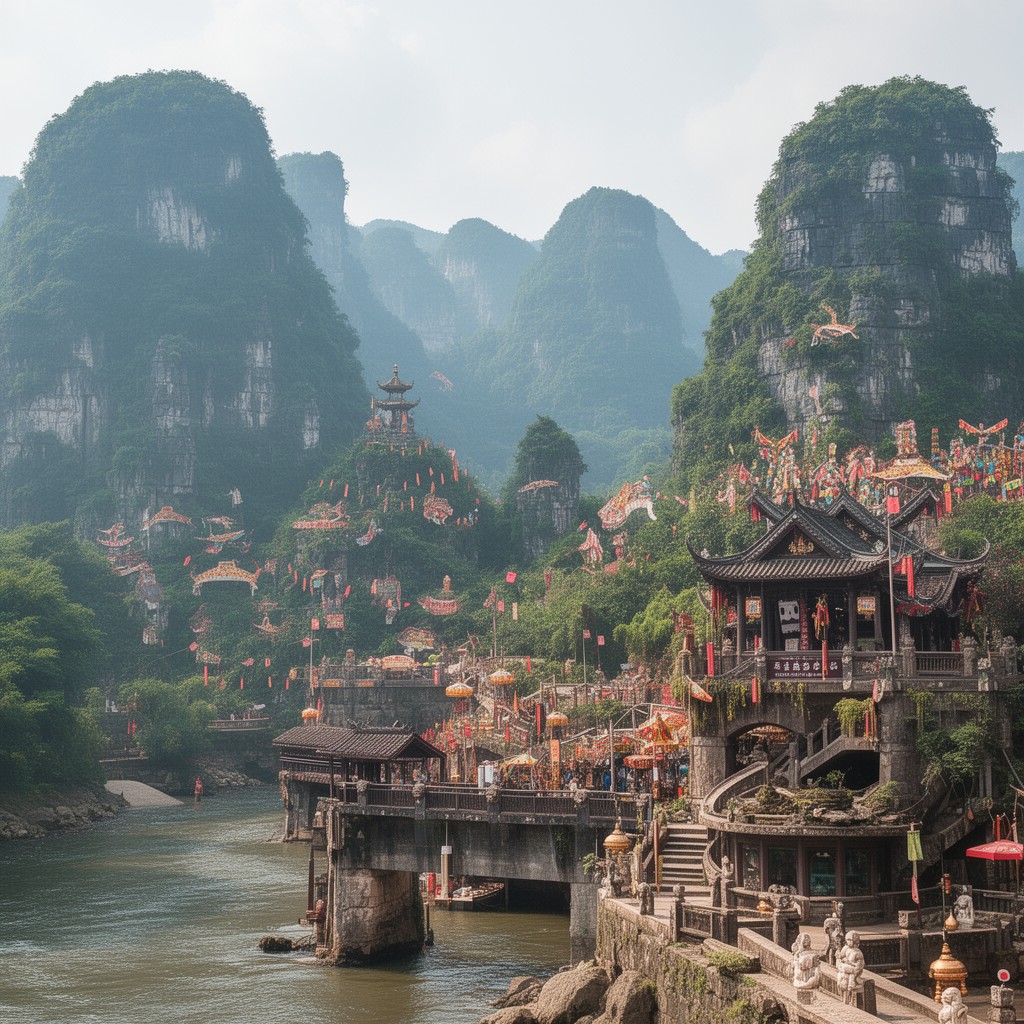 AI-generated illustration of Guangxi Province