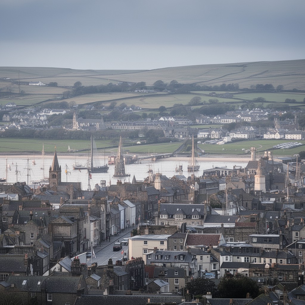 AI-generated illustration of Whitehaven