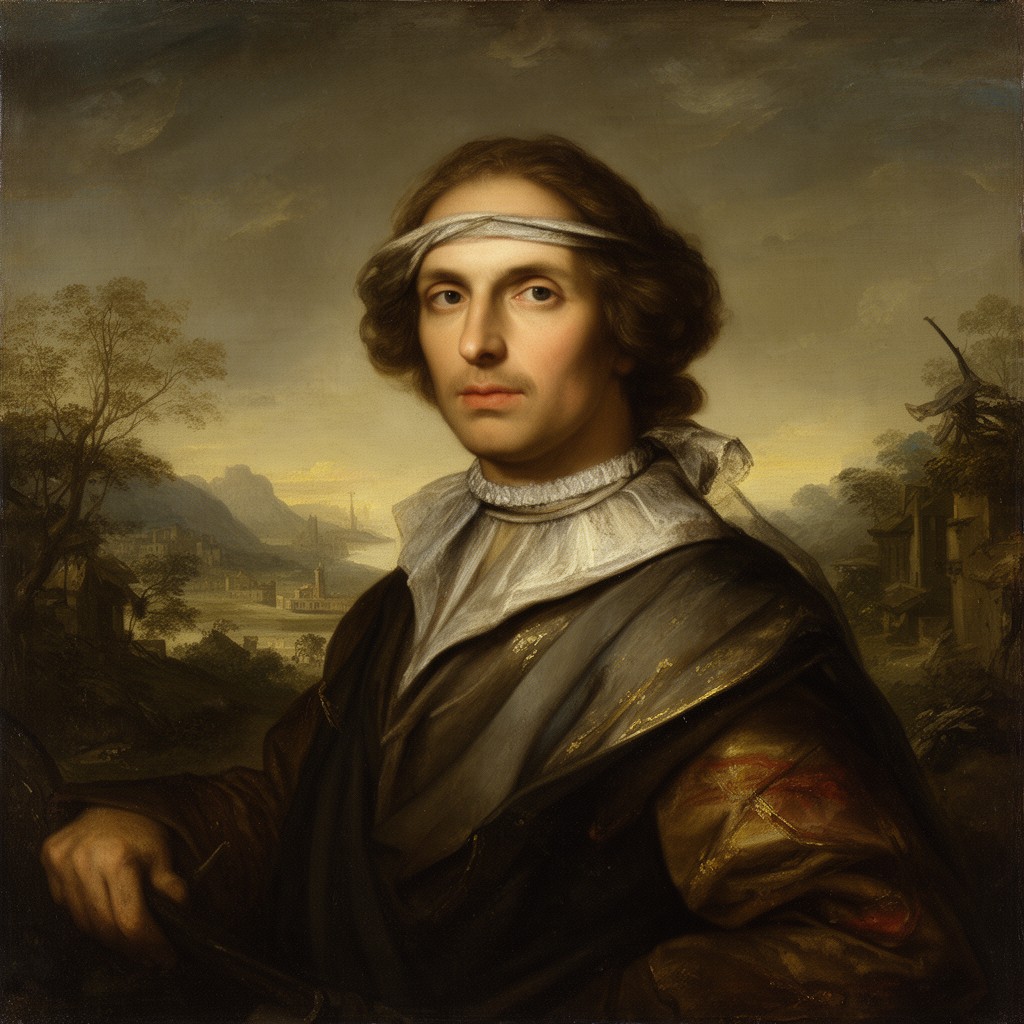 AI-generated illustration of Adam Elsheimer