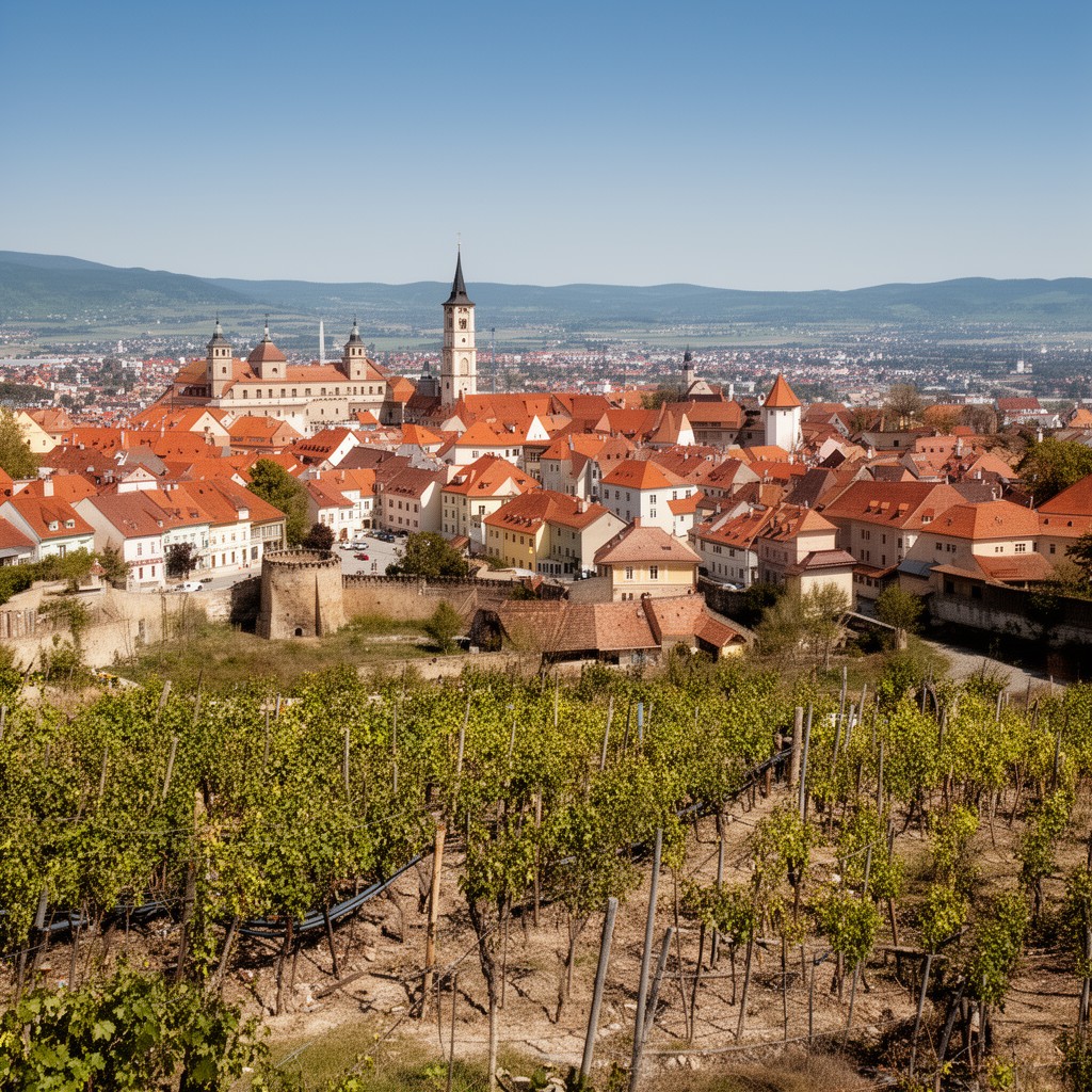 AI-generated illustration of Sopron