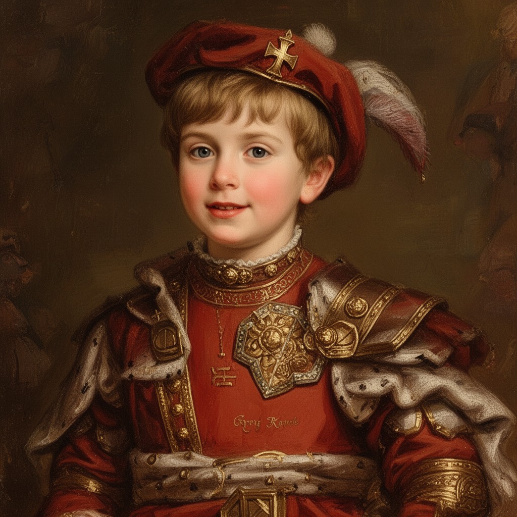 AI-generated illustration of Prince Louis of France