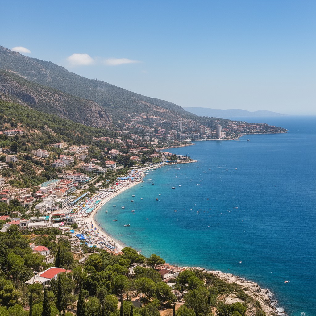 AI-generated illustration of Mediterranean Region of Turkey
