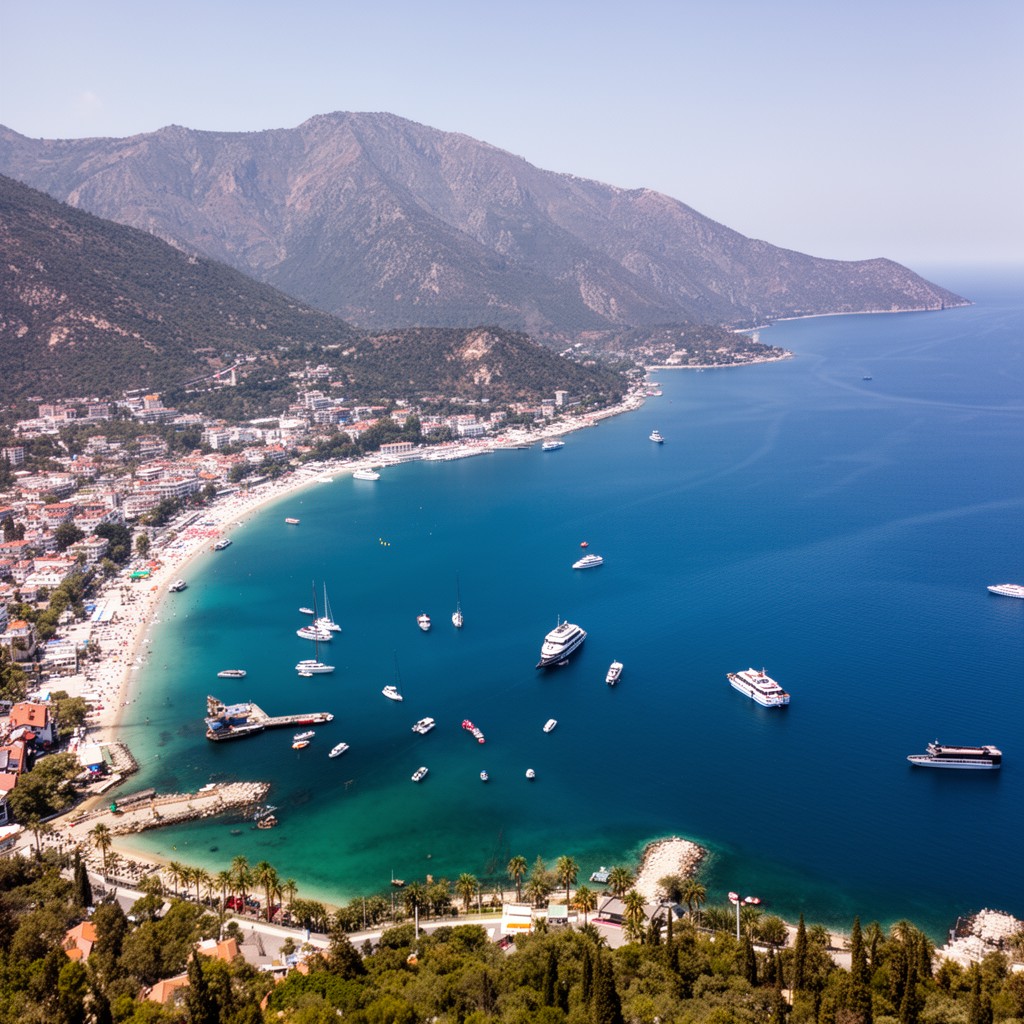 AI-generated illustration of Gulf of Antalya