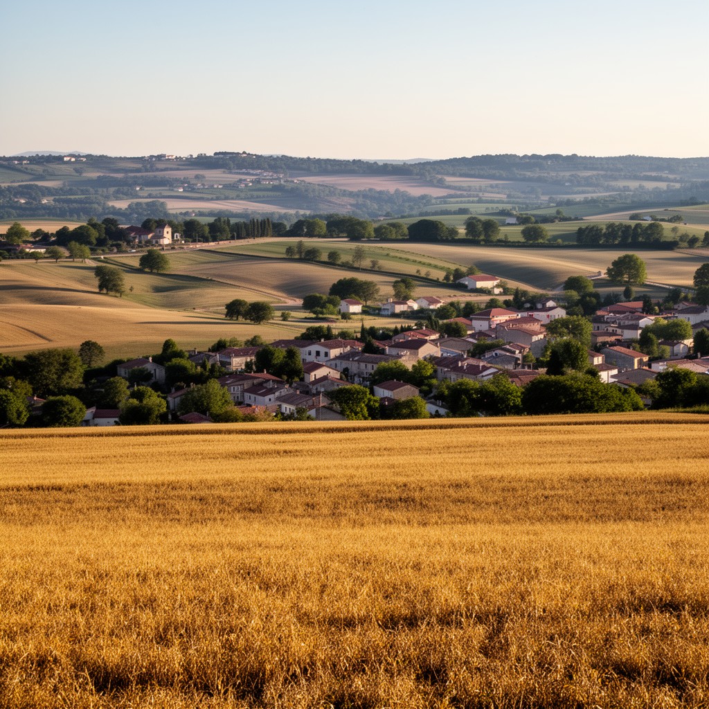 AI-generated illustration of Lauragais
