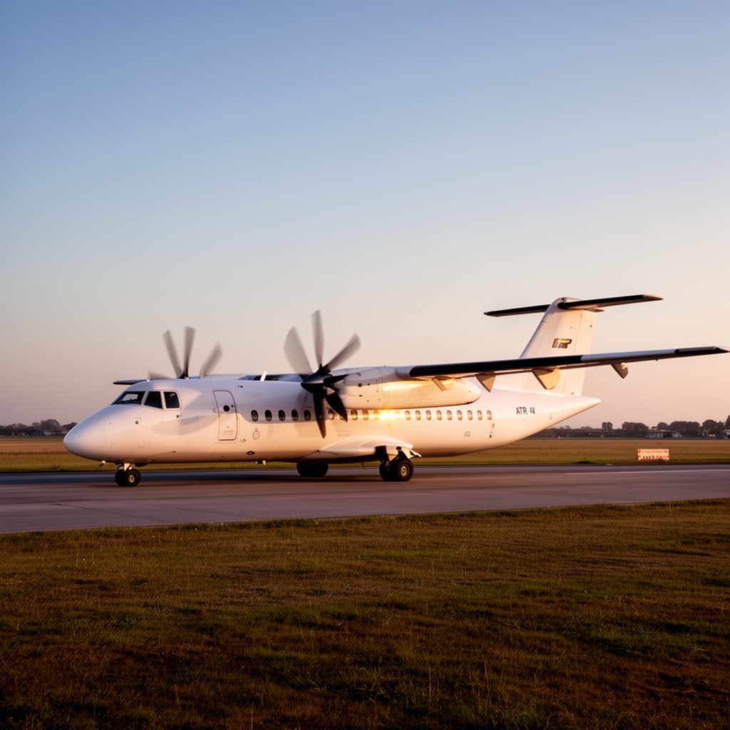 AI-generated illustration of ATR 42