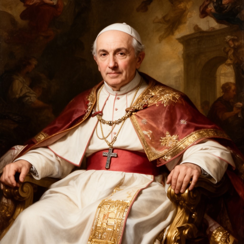 AI-generated illustration of Pope Alexander VII