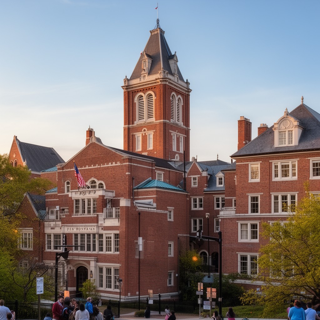 AI-generated illustration of Perelman School of Medicine at the University of Pennsylvania