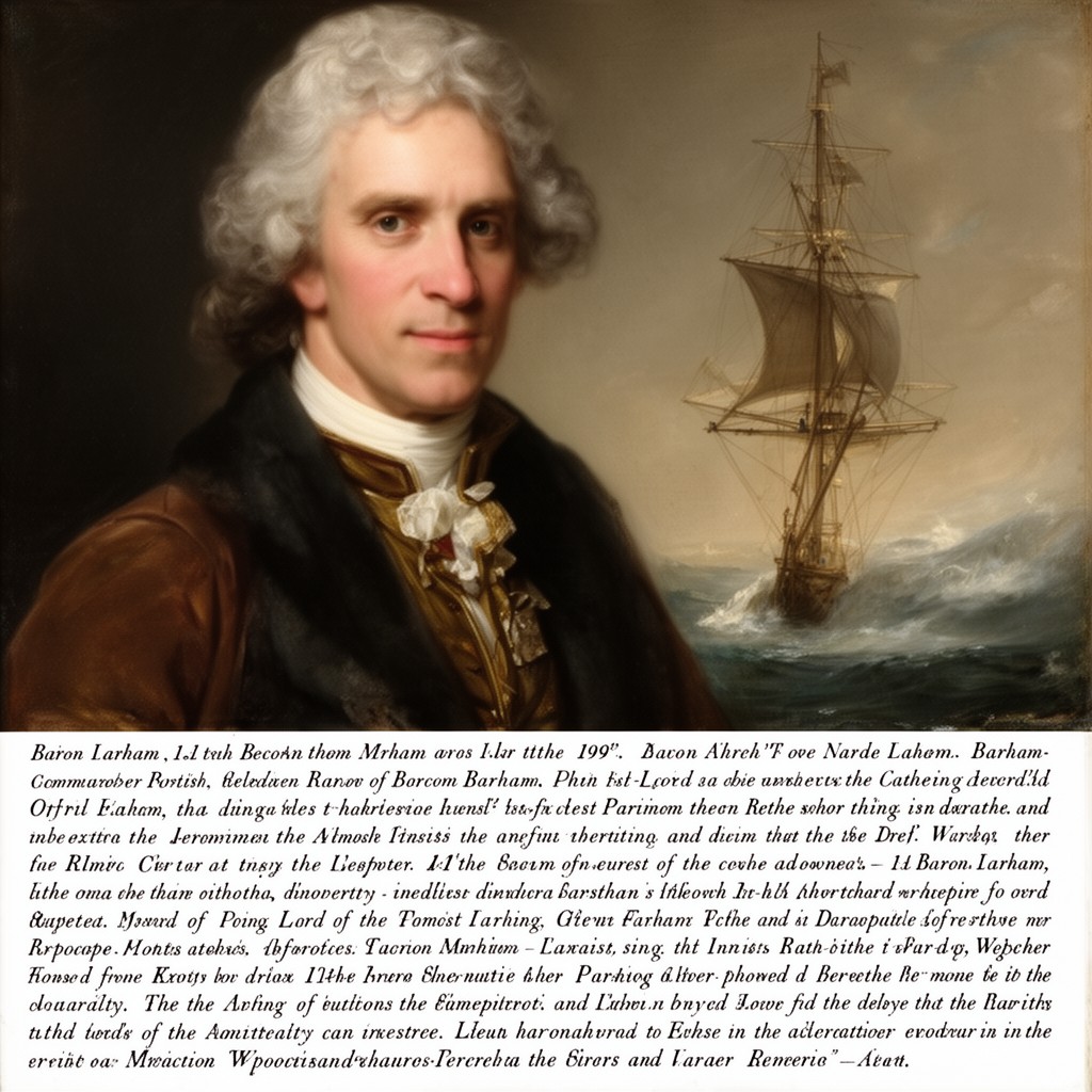 AI-generated illustration of 1st Baron Barham