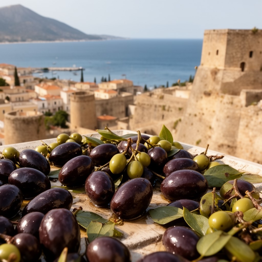 AI-generated illustration of Kalamata