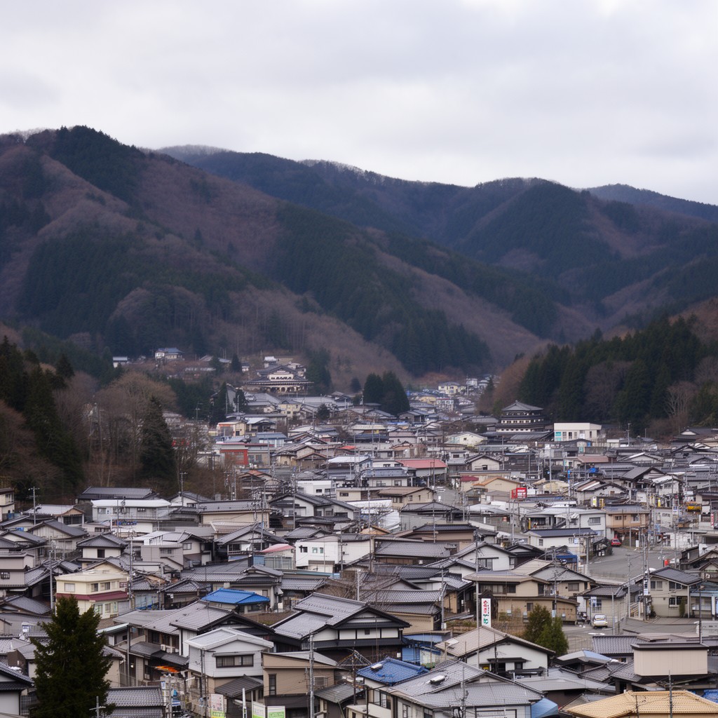 AI-generated illustration of Morioka, Japan