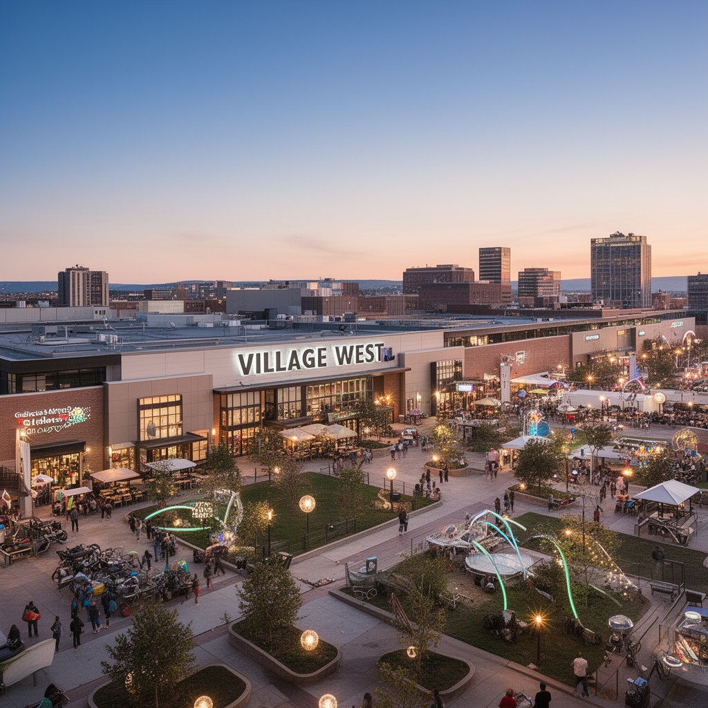 AI-generated illustration of Village West