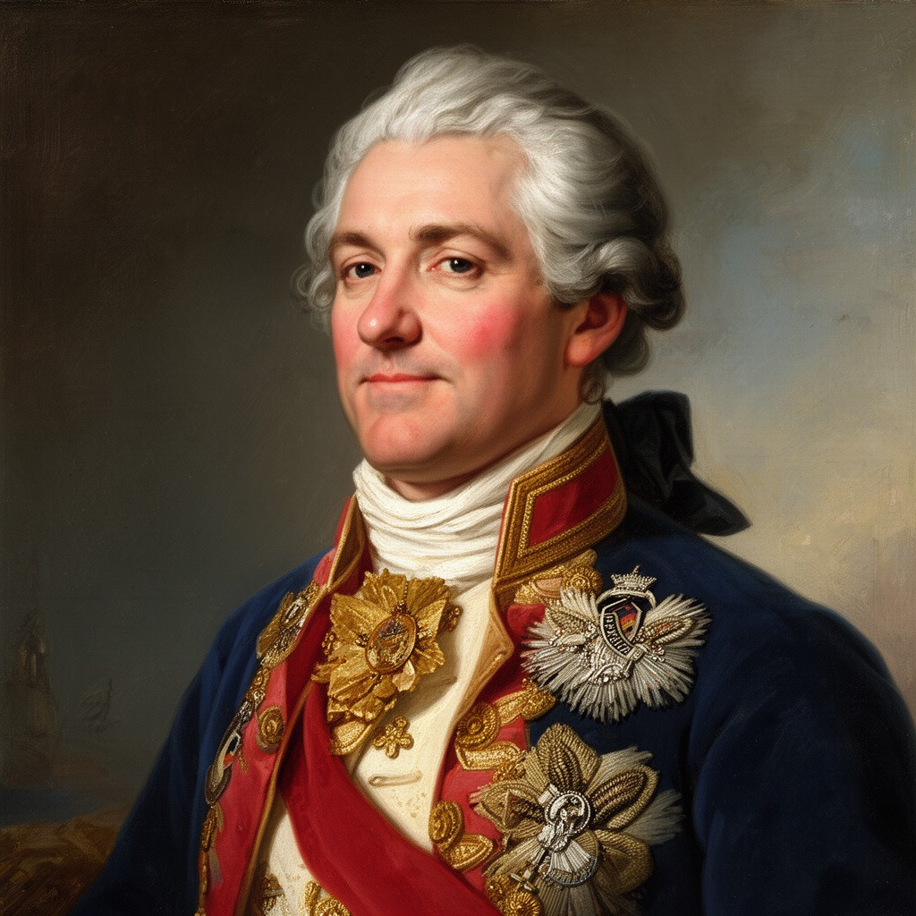 AI-generated illustration of François Joseph Paul de Grasse