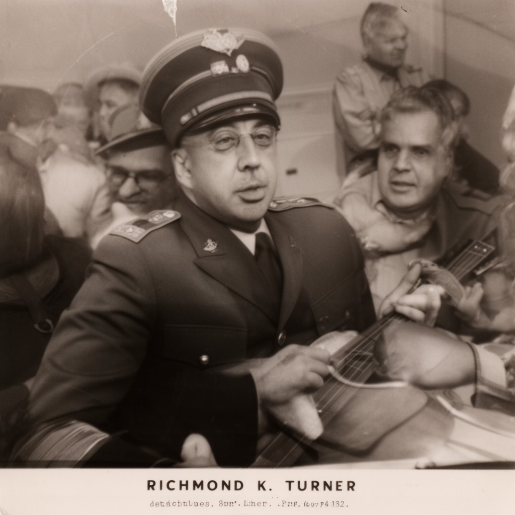 AI-generated illustration of Richmond K. Turner