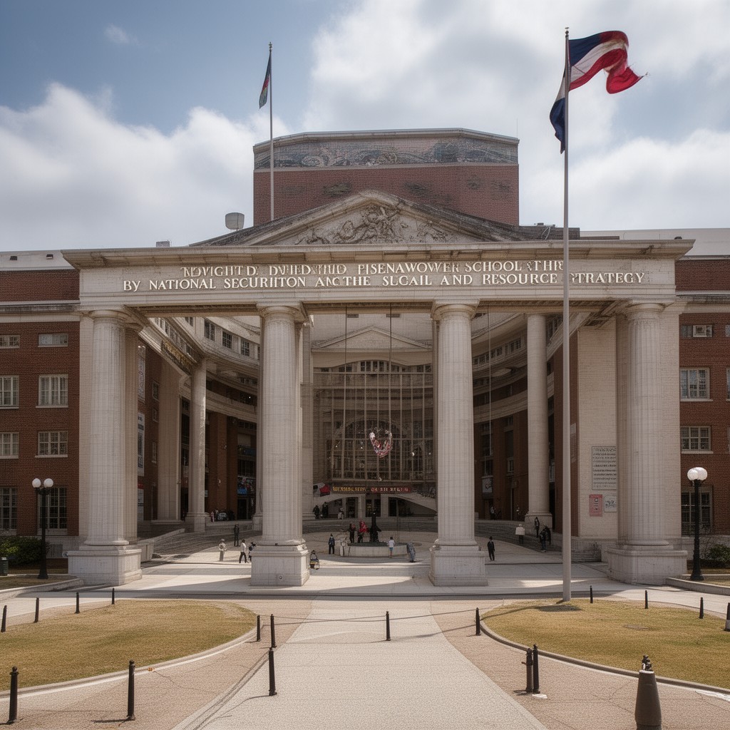 AI-generated illustration of Dwight D. Eisenhower School for National Security and Resource Strategy