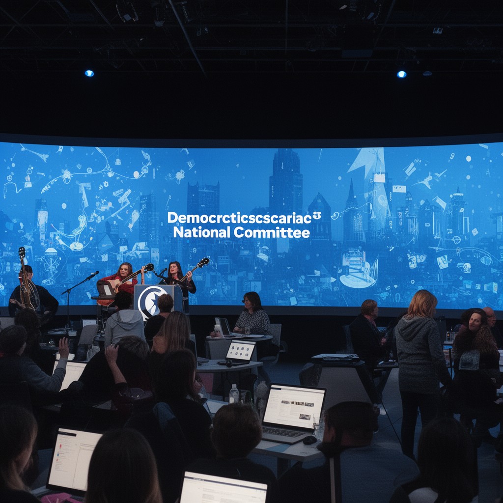 AI-generated illustration of Democratic National Committee