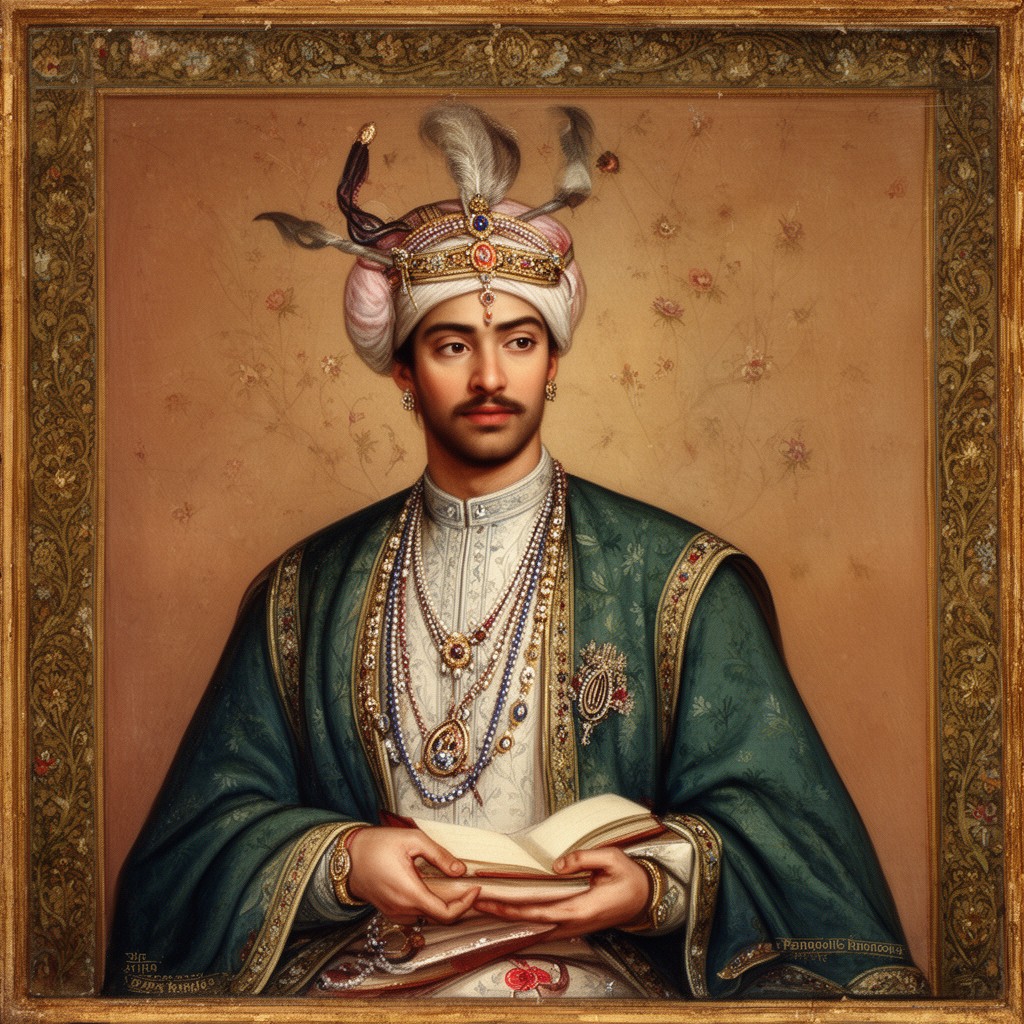 AI-generated illustration of Dara Shikoh