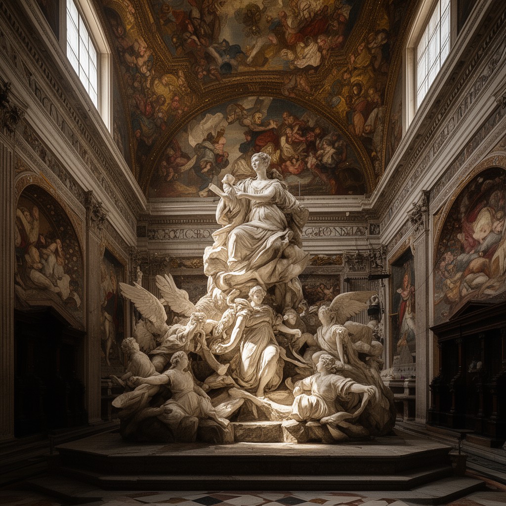 AI-generated illustration of Cornaro Chapel