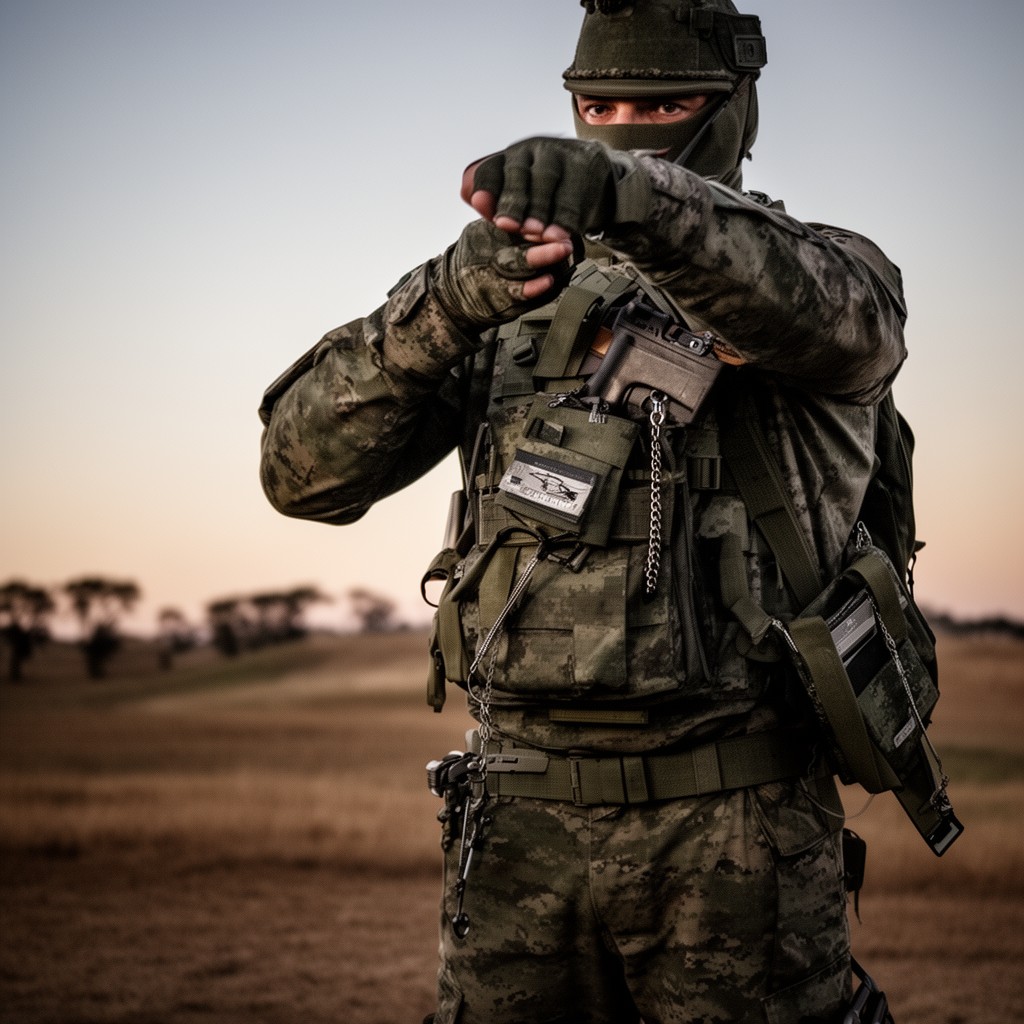 AI-generated illustration of 1st Commando Regiment