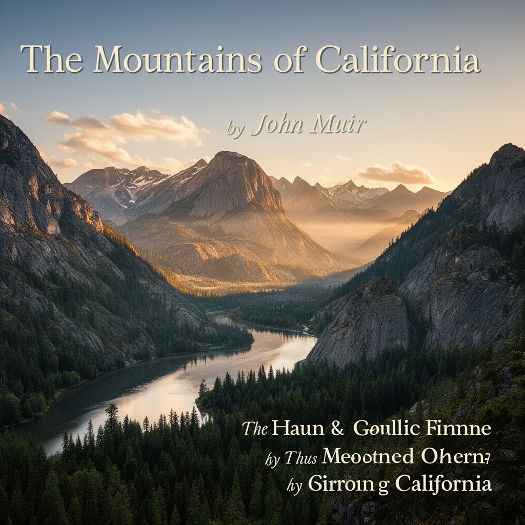 AI-generated illustration of The Mountains of California