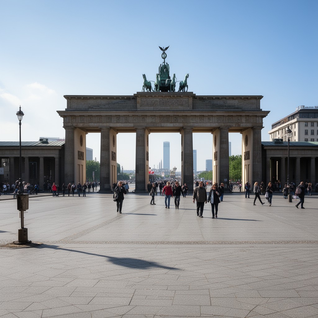 AI-generated illustration of Pariser Platz