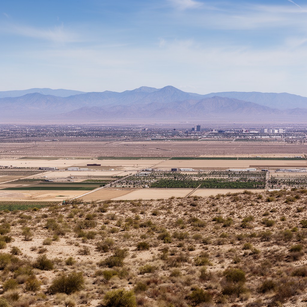 AI-generated illustration of Dona Ana County, New Mexico