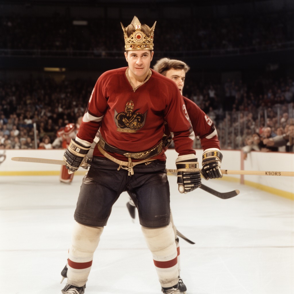AI-generated illustration of King Clancy