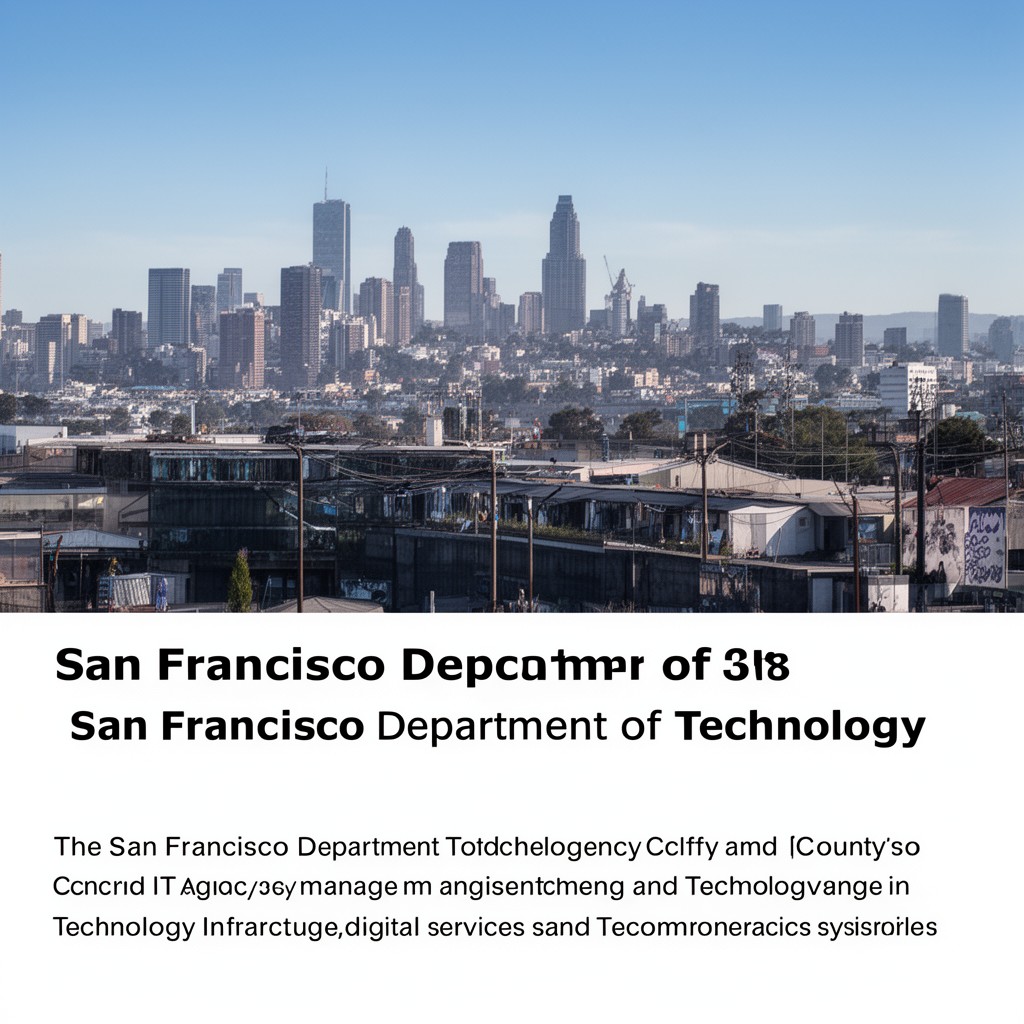 AI-generated illustration of San Francisco Department of Technology