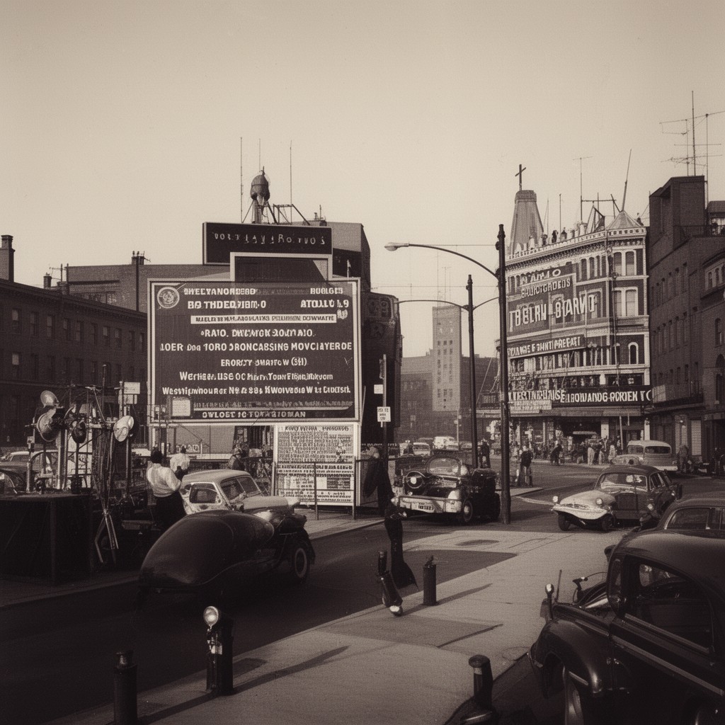 AI-generated illustration of Westinghouse Broadcasting Company