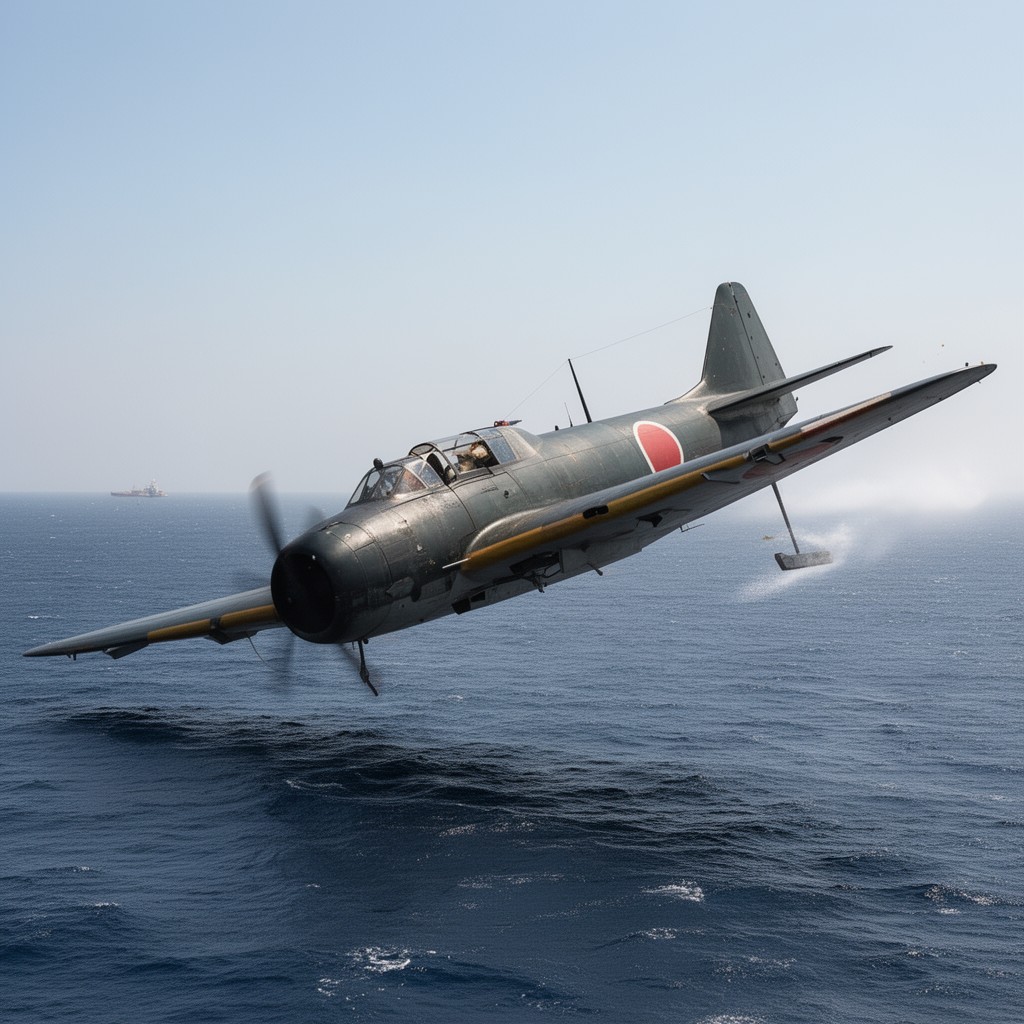 AI-generated illustration of Yokosuka D4Y